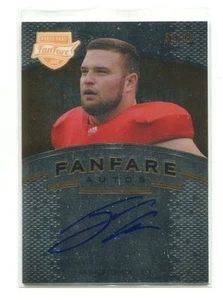 2012 Presseausweis Fanfare AUTOGRAMM BRONZE Jared Crick /99 Nebraska Cornhuskers - Bild 1 von 1