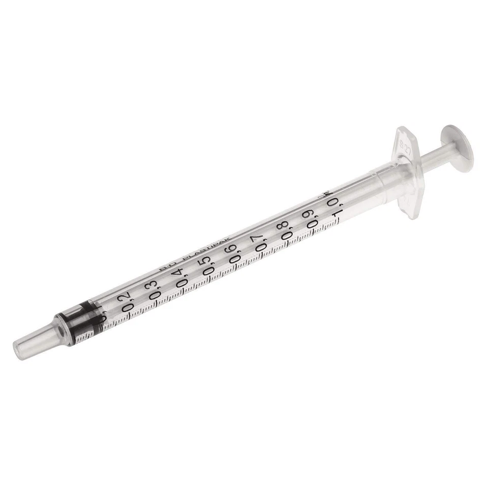 1ml Sterile Syringes BD Plastipak Disposable Various Pack Sizes 3 Part Syringes - Image 1 of 1