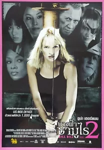 Kill Bill Vol2 Thai Movie Poster (2004) Uma Thurman Quentin Taratino Original - Picture 1 of 4