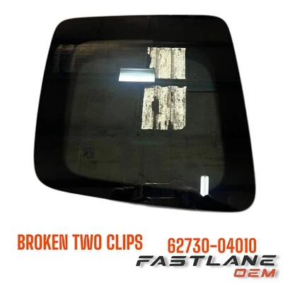 2005-2023 TOYOTA TACOMA REAR RIGHT DOOR QUATER GLASS NEW OEM 62730-04010 - Image 1 of 4