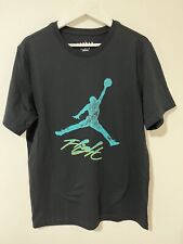 Flight Air Jordan Men’s Black T Shirt Size Medium VGC Free Postage