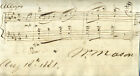 William Mason - Autograph Musical Quotation Signed 08/18/1881
