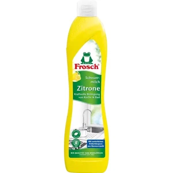 Limpiador multi-superficie Frosch LEMON Scouring Milk -500 ml/1 botella-ENVÍO GRATUITO Foto 1 de 1