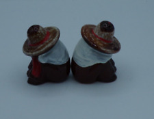 Mexican Men in Sombreros taking a Siesta Clay Salt & Pepper Shakers