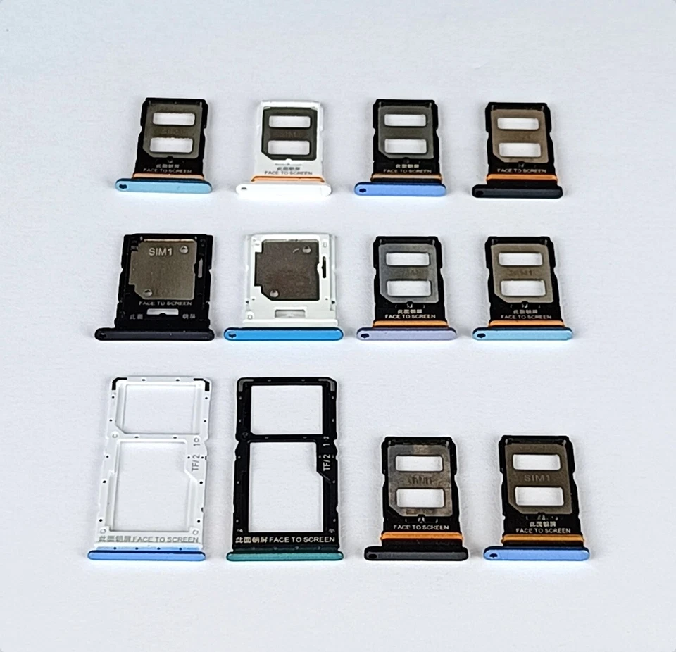 Tiroir plateau carte sim Xiaomi Redmi Note 12 4G/5G/ 12 Pro 4G/5G/12Pro Plus/12S