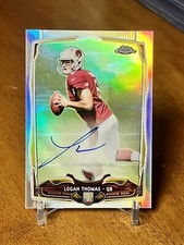 2014 Topps Chrome Refractor /150 LOGAN THOMAS Rookie Auto RC #151