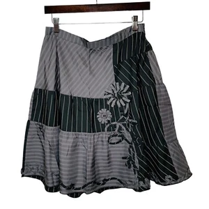 VTG MOSCHINO CHEAP AND CHIC 8 Retro Silk Skirt - Picture 1 of 6