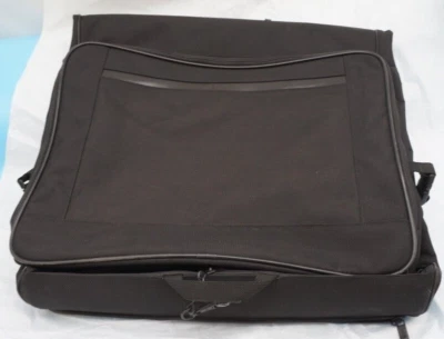 HARTMANN Black Ballistic Nylon 22" Bifold Carry-On Garment Bag Luggage Suitcase - Image 1 of 4