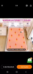 Wärmeunterbett (Besser als Wärmedecken!!!!!) - Bild 1 von 8