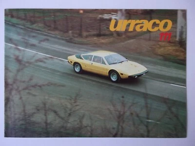 Folleto de ventas Lamborghini Urraco 111 orig 1974 en inglés para EE. UU. Foto 1 de 4
