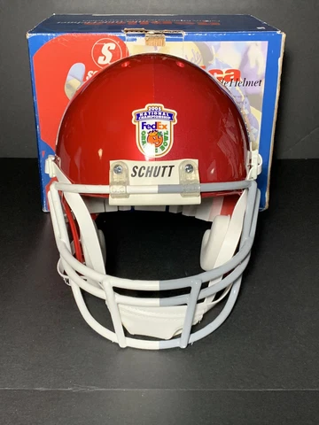 Oklahoma/USC 2005 Fed Ex Orange Bowl Schutt NCAA Replica Football Helmet New Cover