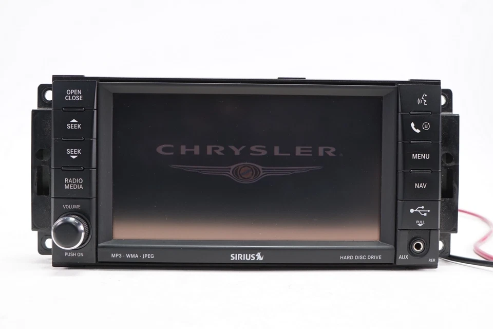 Radio navegación Chrysler CD MP3 DVD HDD pantalla OEM 2007-2011 Foto 1 de 4