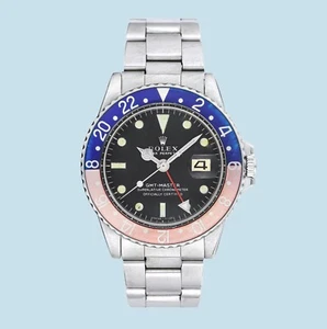 Rolex OysterPerpetual GMT-Master Pepsi Stainless Steel watch w/Date Ref. 1675 - Picture 1 of 9