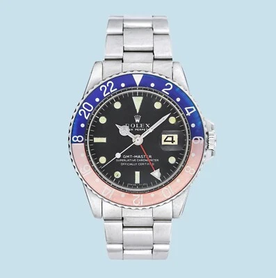Orologio Rolex OysterPerpetual GMT-Master Pepsi in acciaio inox con data ref. 1675 - Immagine 1 di 4