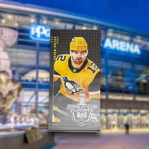 Zach Aston-Reese Player 24x48 2021 Playoffs Pittsburgh Penguins Arena Banner - Imagen 1 de 4