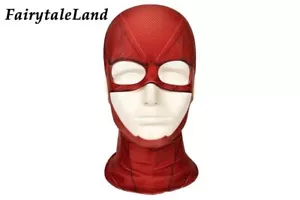 Flash Barry Allen Cosplay Mask Printing Helmet Superhero Hat - Picture 1 of 8