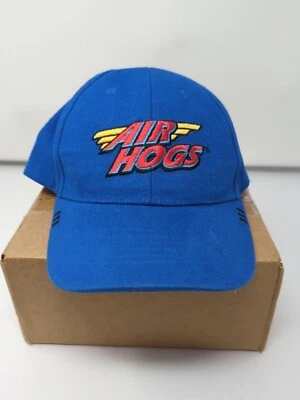 Raro Azul Bordado Air Hogs Mediados de los años 00 Prueba Piloto Gorra Ajustable Gorra de Pelota Foto 1 de 4