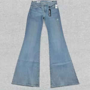 NEW Gap 1969 Jeans Womens 24/00 Blue Denim Flared Bell Bottom HR Trouser - Picture 1 of 15