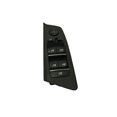 BMW 530E G30 2018-2023 interruptor de ventana de puerta del lado del conductor delantero izquierdo negro OEM Foto 1 de 4
