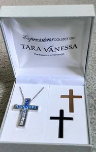 Tara Vanessa Interchangeable Cross Necklace - Picture 1 of 6
