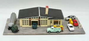 Bachmann N Scale  "Shell Service Station" Fully Assembled  New Diorama - Picture 1 of 5