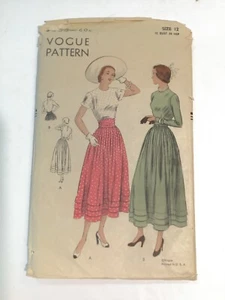 Vintage Vogue Kleid Muster Größe 12. Neu. - Bild 1 von 2