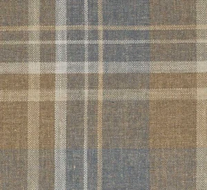 Colefax & Fowler Plaid Uphol Fabric- Donovan Plaid Slate Umber 1.75 yds F4722-05 - Picture 1 of 2