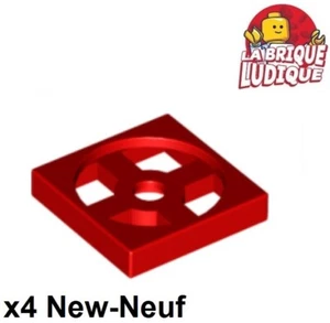 LEGO 4x Drehteller Basis 2x2 Rot/Rot 3680 3679 Neu Ovp - Picture 1 of 1