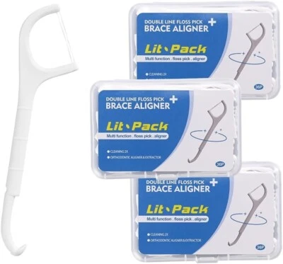 150 зубочисток для брекетов фиксаторов инструментов для чистки зубов ухода за полостью рта - Изображение 1 из 4