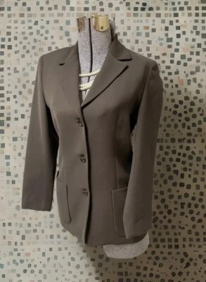Blazer J Crew Talla 2 Chaqueta 100% Lana Traje Separado Bolsillos Vintage Y2K Foto 1 de 4