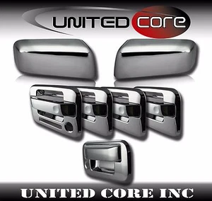 F150 04 05 06 07 08 Chrome Mirror Cover Tailgate Cover Chrome Door Handle Cover - Foto 1 di 1