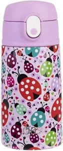 Oasis Double Wall Insulated Kids Drink Bottle Stainless Steel 400ml LadyBug - Picture 1 of 8