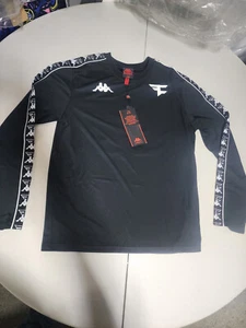 KAPPA FAZE CLAN BLACK LONG SLEEVESOCCER JERSEY FORTNITE CALL OF DUTY Slimfit - Picture 1 of 6