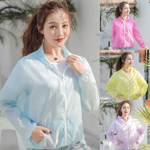 Ultradünne Atmungsaktive Sommerware Neu Sonnenfeste Kleidung Outdoor Damen - Bild 1 von 13