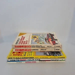 Vintage Car Repair & DIY Book Lot: Camaro, Ford, Horsepower, Paint Tips - Picture 1 of 7