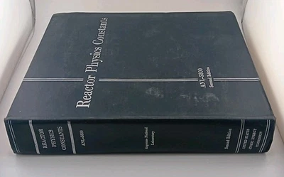 Vintage Reactor Physics Constants ANL-5800 - Image 1 of 4