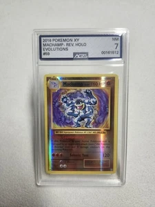 Pokemon TCG 2016 XY Evolutions Machamp Holo 59/108 PSA 8 - Picture 1 of 5