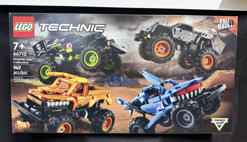 Lego 66712 2022 Technic Monster Jam Collection Pull Back Trucks Retired - Image 1 of 2