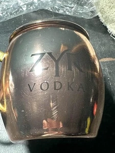 ZYR VODKA-COPPER MUG•ZYR VODKA•Moscow Mule Copper Handcrafted Mug Cup 16 oz - Picture 1 of 13