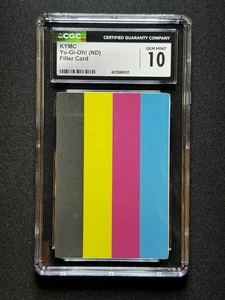 CGC 10 Carte Riempitive Yugioh KYMC Test Stampa POP 1!! - Foto 1 di 2
