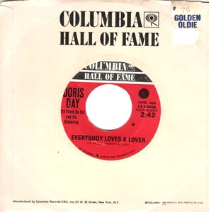 DORIS DAY: Everybody Loves A Lover / INSTANT LOVE .. 45 RPM 7421 - Picture 1 of 3