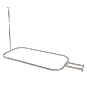 Hoop Duschstange für Krallenfußwanne, Nickel - Bild 1 von 8