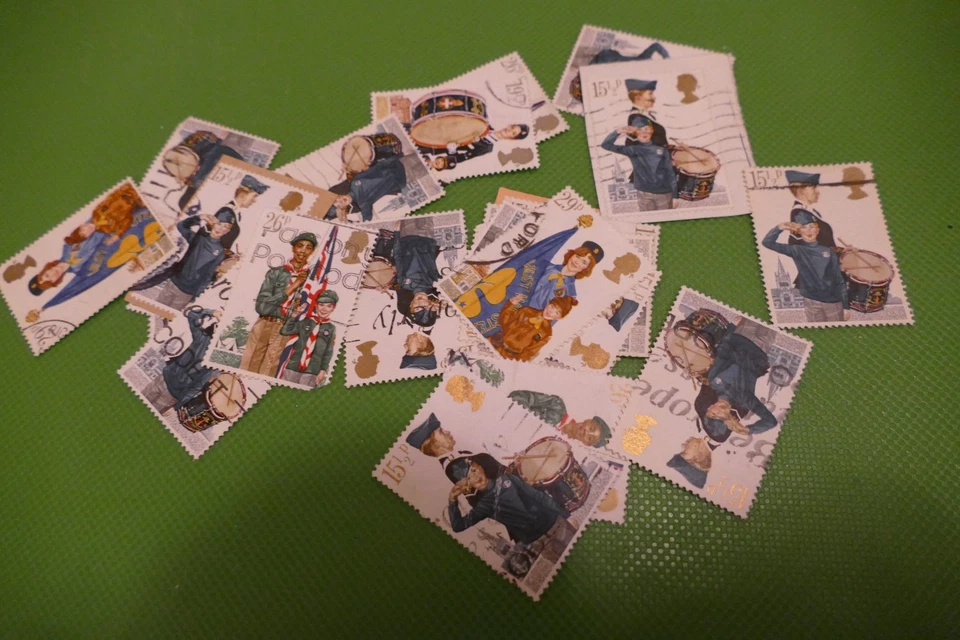 21 youth organisations British UK commemorative postage stamps postal GB - Image 1 of 1