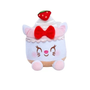 Disney Munchlings 4 Inch Plush - Strawberry Cheesecake Marie - Picture 1 of 2