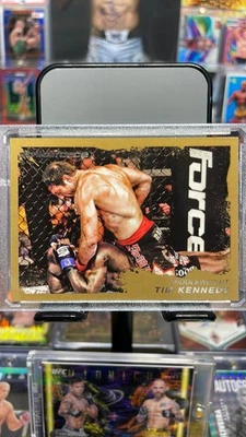 2011 Topps UFC SSP GOLD Moment of Truth Tim Kennedy #204 Rookie RC - Image 1 of 2