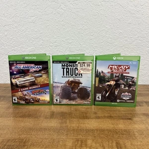 Monster Truck Championship, Tony Stewart, MX vs ATV All Out Xbox One Racing Lot - Picture 1 of 14