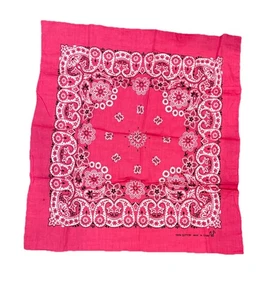 Paisley Algodón Bandana Vaquero Occidental Bufanda 100% Algodón Hecho en China - Imagen 1 de 2