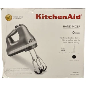 KitchenAid 6 Speed Hand Mixer with Flex Edge Beaters - Picture 1 of 2