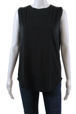 Lululemon Womens Crew Neck Sleeveless Active Tank Top Solid Black Size M - Image 1 of 4