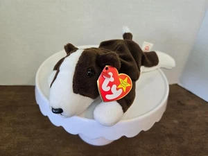 Bruno der Bullterrier Welpe Hund TY Beanie Babys 1997 - Bild 1 von 8
